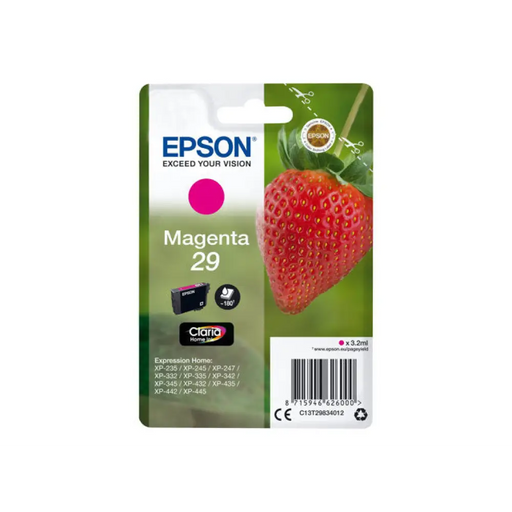 EPSON 4LB Singlepack Magenta 29 Claria Home Ink