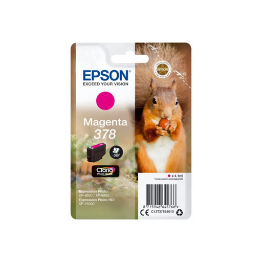 EPSON 4LB Singlepack Magenta 378 Eichhörnchen Clara Photo