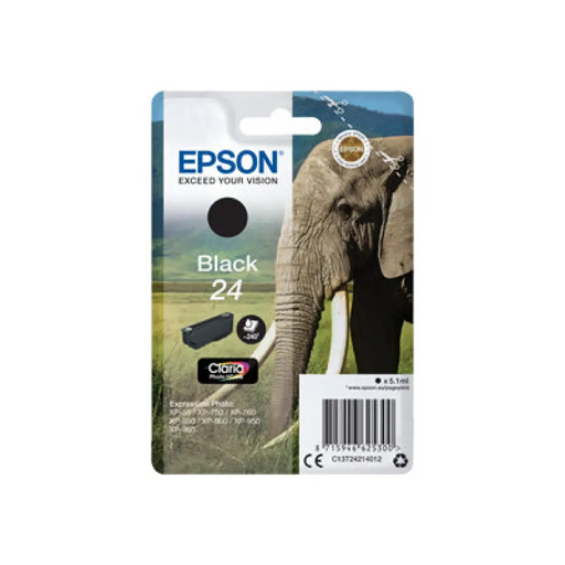EPSON 5LB 24 черна касета с мастило стандартен капацитет