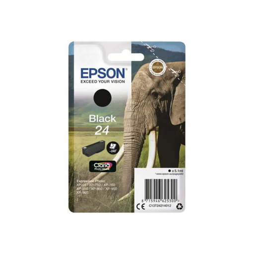 EPSON 5LB 24 черна касета с мастило стандартен капацитет