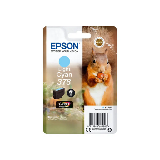 EPSON 5LB Singlepack Light Cyan 378 Eichhörnchen Clara