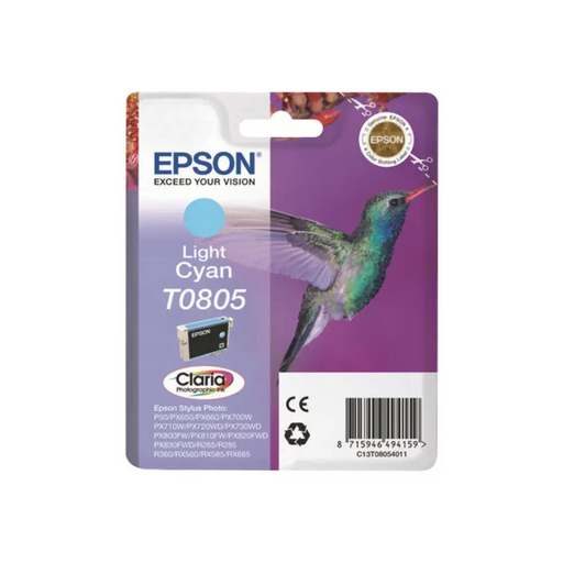 EPSON 5LB T0805 касета с мастило светло циан стандартен