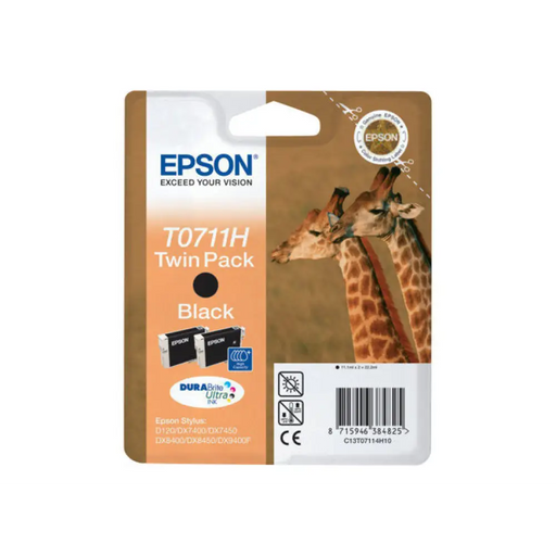 EPSON 6LB T0711 черна касета с мастило с голям капацитет 2