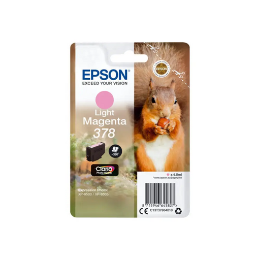 EPSON Singlepack Light Magenta 378 Eichhörnchen Clara Photo