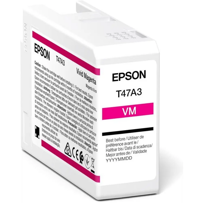 Epson Singlepack Vivid Magenta T47A3 UltraChrome Pro 10