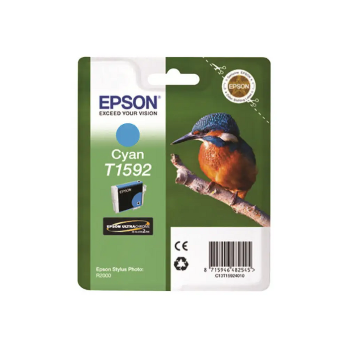 EPSON T1592 касета с мастило циан стандартен капацитет 1