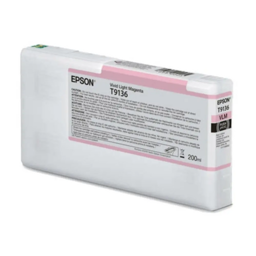 Epson T9136 Vivid Light Magenta Ink Cartridge (200 мл)