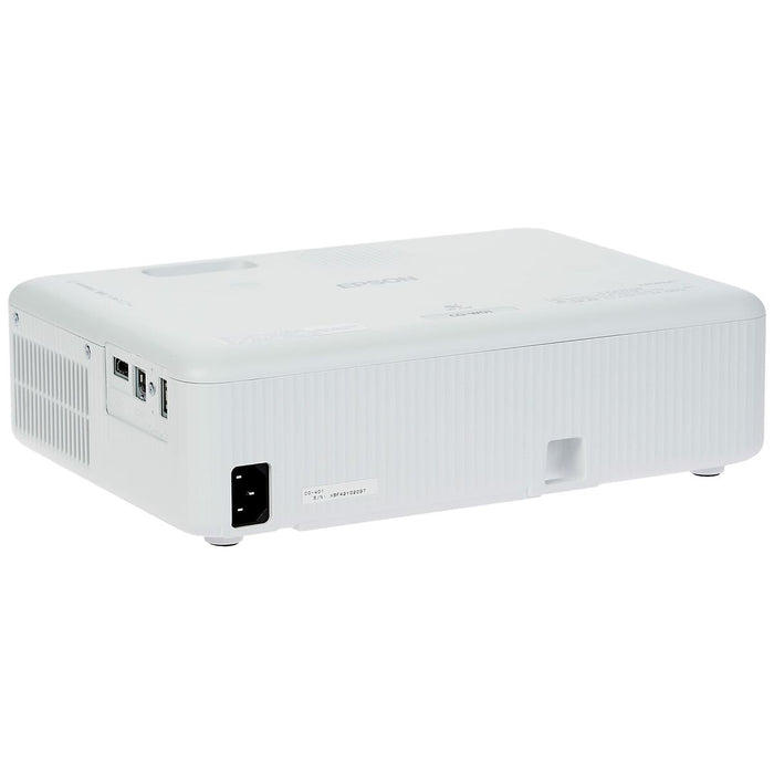 Epson CO-W01, WXGA (1024 x 768, 16:10), 3 000 ANSI лумена, 15 000:1, VGA, HDMI, USB, 24 месеца, Лампа: 12 месеца или 1 000 часа, Бяла