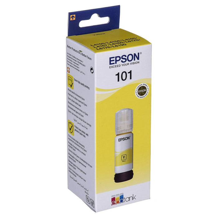 Бутилка с мастило Epson 101 EcoTank Yellow