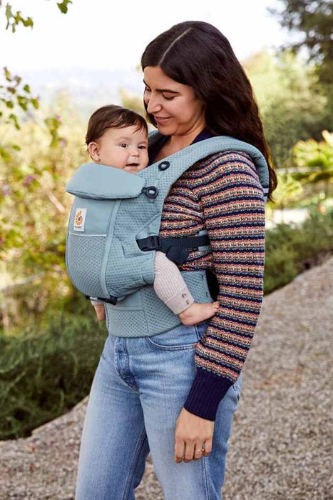 Ергономична раница Ergobaby Adapt - Soft Flex Mesh, Slate Blue