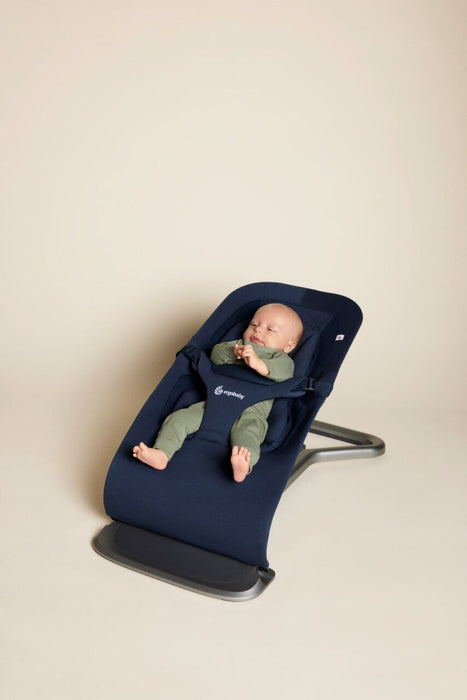 Бебешки шезлонг 3 в 1 Ergobaby - Evolve, Midnight Blue