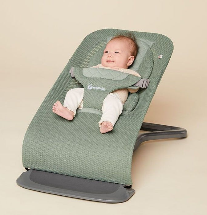 Бебешки шезлонг 3 в 1 Ergobaby - Evolve, Sage Green