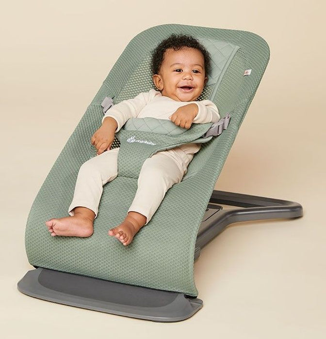 Бебешки шезлонг 3 в 1 Ergobaby - Evolve, Sage Green