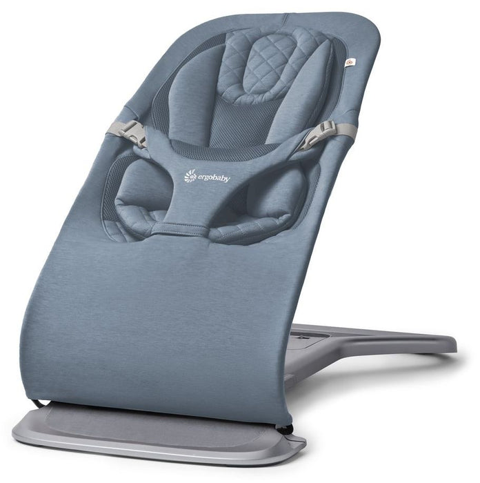 Бебешки шезлонг 3 в 1 Ergobaby - Evolve, Oxford Blue