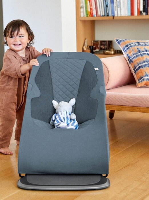 Бебешки шезлонг 3 в 1 Ergobaby - Evolve, Oxford Blue