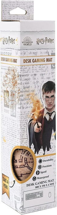 Гейминг подложка за мишка Erik - Marauder's Map, XL, мека, бежова