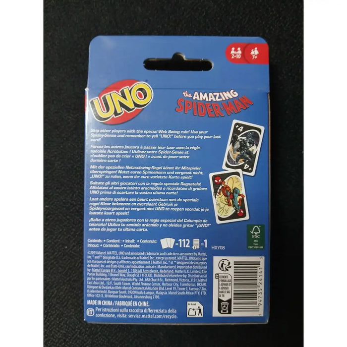 Еротични карти Mattel UNO Spiderman