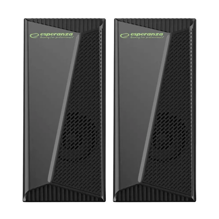 Esperanza EGS106 Тонколони 2.0 LED черни 6W