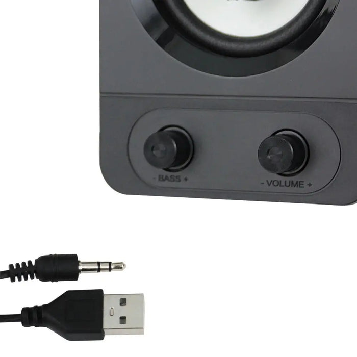 Esperanza EGS107 Тонколони 2.1 USB LED 5 W Черни