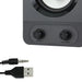 Esperanza EGS107 Тонколони 2.1 USB LED 5 W Черни