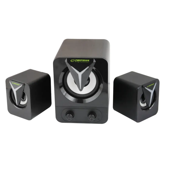 Esperanza EGS107 Тонколони 2.1 USB LED 5 W Черни