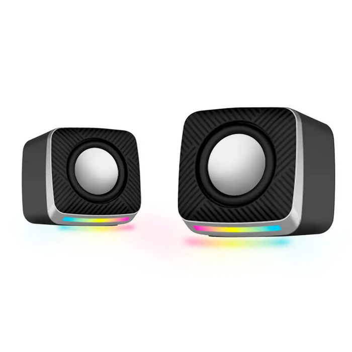 Esperanza EGS108 Тонколони 2.0 LED черни 6W
