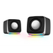 Esperanza EGS108 Тонколони 2.0 LED черни 6W
