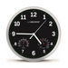 Esperanza EHC016K Механичен стенен часовник Round Black