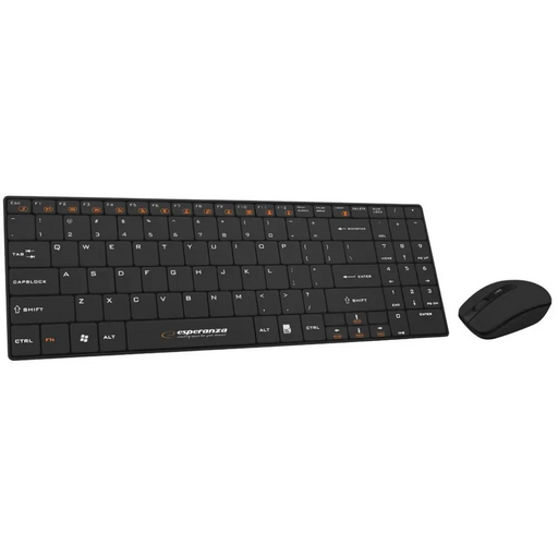 Esperanza EK122K клавиатура RF безжична QWERTY черна
