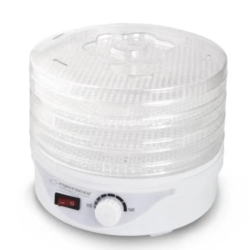 Esperanza EKD003 food dehydrator Transparent White 250 W