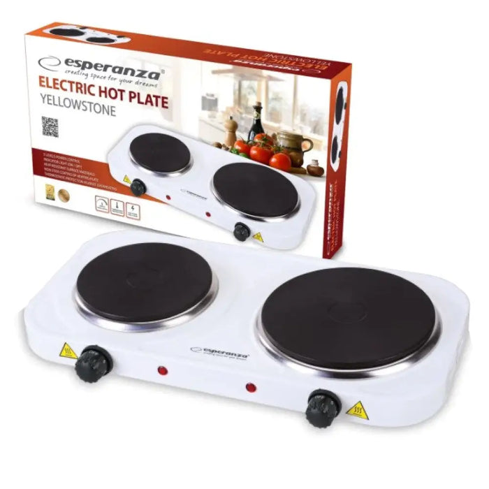 Esperanza EKH007W котлон Бял плот Запечатана плоча 2 зони
