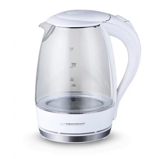 Esperanza EKK011W Електрическа кана 1.7 L Бяла Многоцветна
