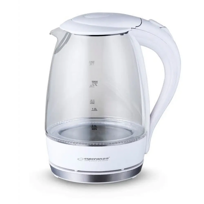 Esperanza EKK011W Електрическа кана 1.7 L Бяла Многоцветна
