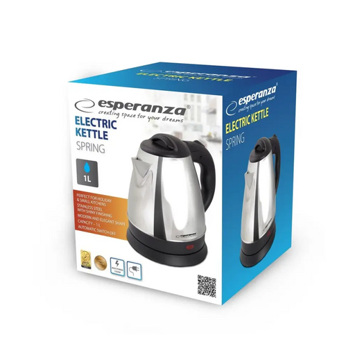 Esperanza EKK116S Електрическа кана 1 L 1350 W Сребърна