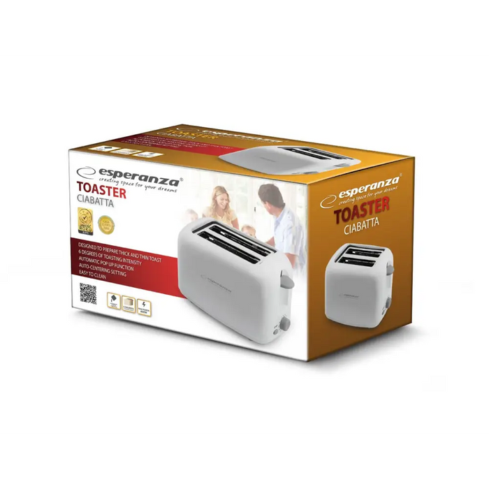 Esperanza EKT002 Капрезе 2 парчета 600 W Бяло