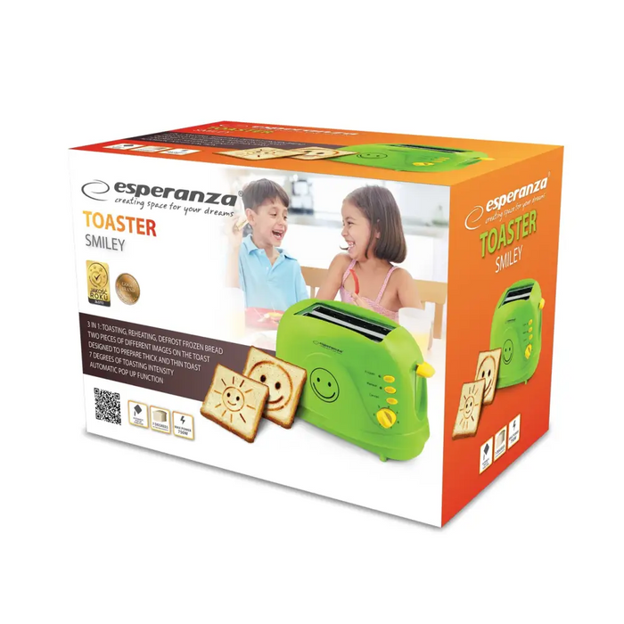 Esperanza EKT003 Тостер 750 W Зелен