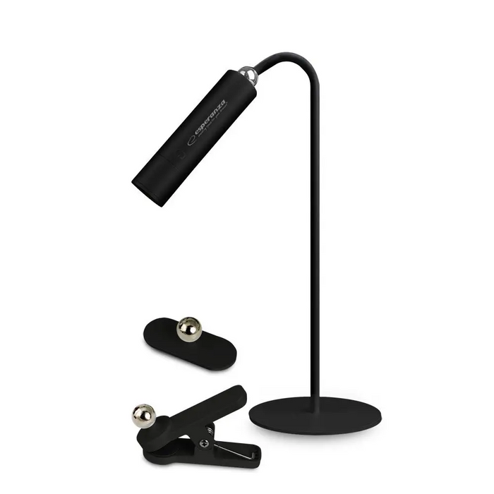 Esperanza ELD118K LED настолна лампа 3в1 Черна
