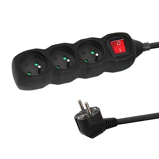 Esperanza ELK211K захранващ удължител 3 m 3 AC контакт(и)