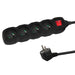 Esperanza ELK213K захранващ удължител 3 m 4 AC контакт(и)