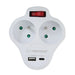 Esperanza ELK311W Електрически сплитер 2 GN. USB-C USB-A