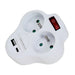 Esperanza ELK311W Електрически сплитер 2 GN. USB-C USB-A