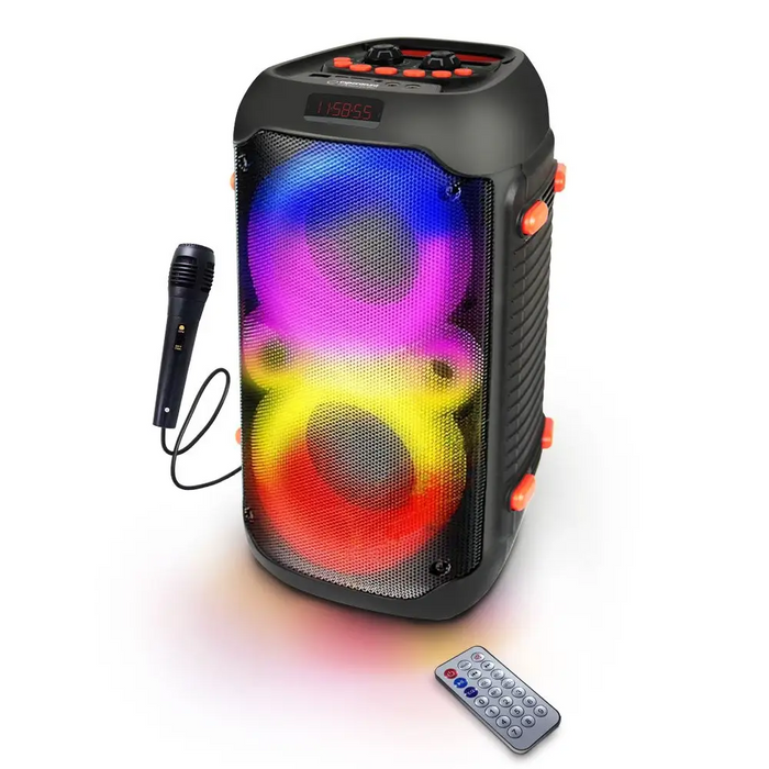 Esperanza EP156 BT FM LED RGB КАРАОКЕ Тонколона Черна 20W