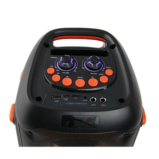Esperanza EP156 BT FM LED RGB КАРАОКЕ Тонколона Черна 20W