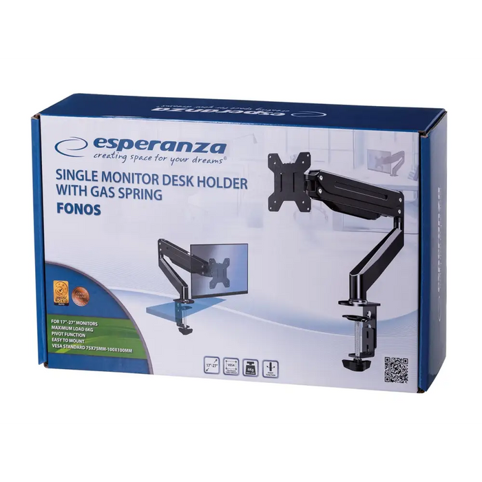Esperanza ERW019 стойка за монитор / стойка 68,6 cm (27’’)