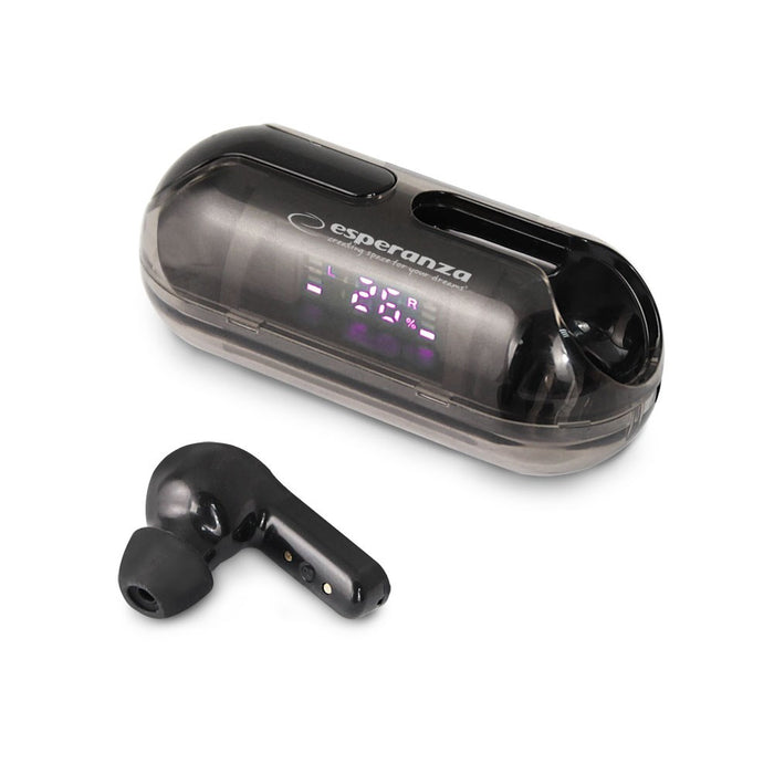 Esperanza EH239K Bluetooth слушалки за уши TWS, черни