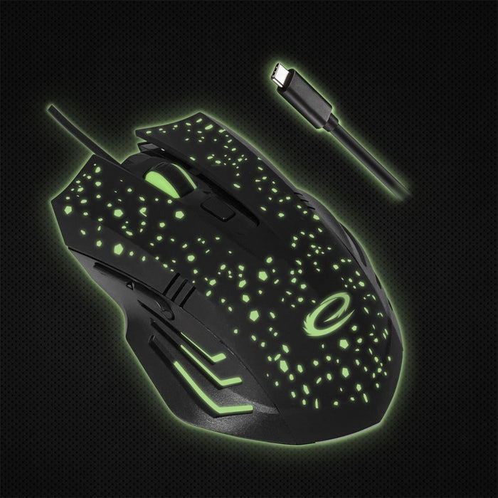 Esperanza EGM212 мишка USB Type-A оптична 2400 DPI дясна ръка