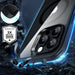 ESR Classic Hybrid Halolock MagSafe калъф + закалено стъкло