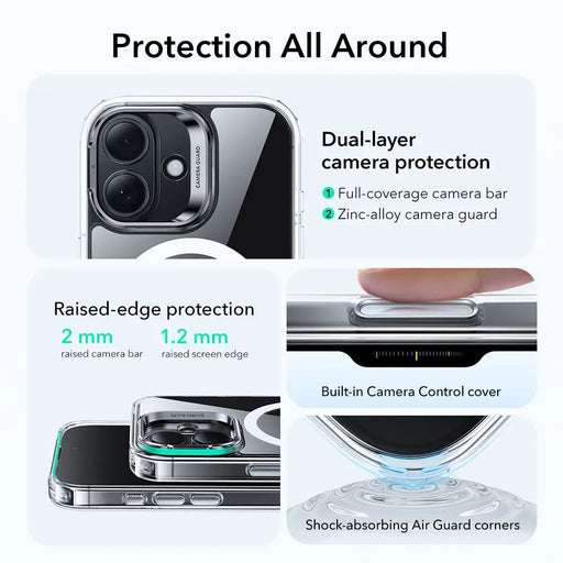 ESR Classic Hybrid Kickstand MagSafe калъф за iPhone 17