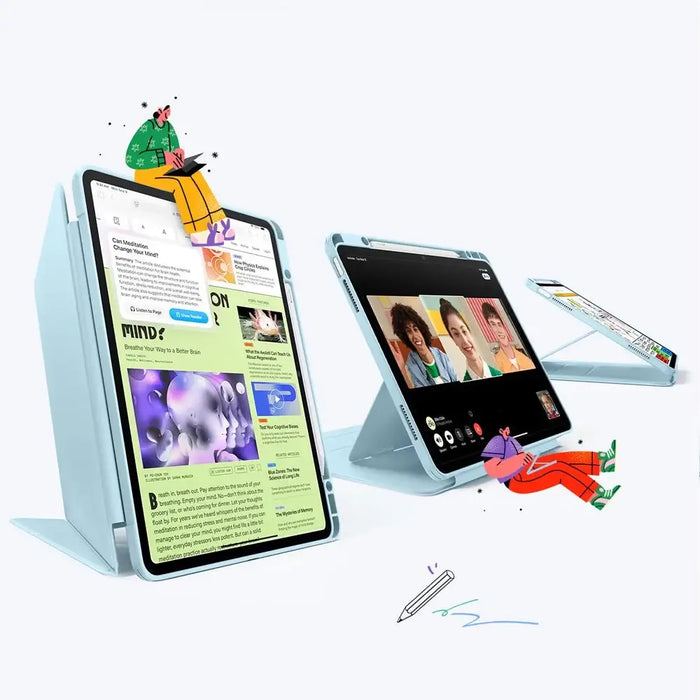 ESR Flip Hybrid Case за iPad Air 13’’ 1 / 2 - син