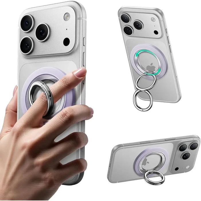 ESR Магнитен държач за телефон HaloLock MagSafe - лилав